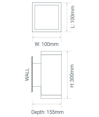 WALL E UP and DOWN SQ Midi